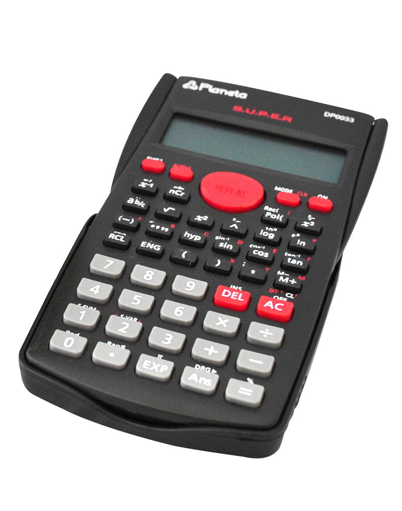 Calculadora Científica com 240 Funções, Visor de 2 Linhas e 10 Dígitos,  Casio, FX-82MS, Cinza